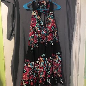 Floral Halter Dress